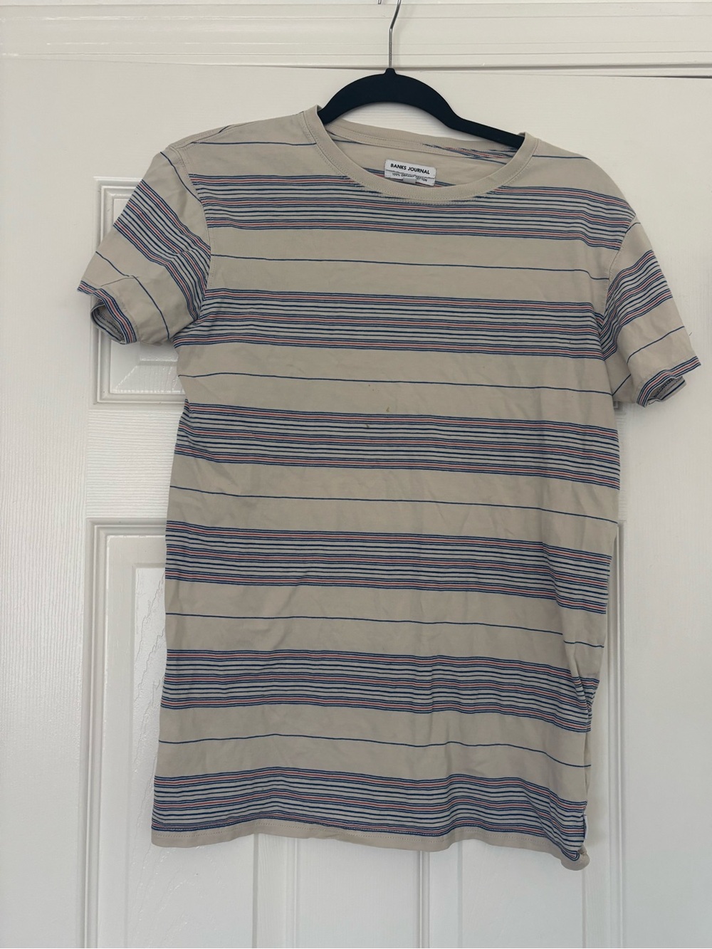 Banks Journal striped crew neck t-shirt